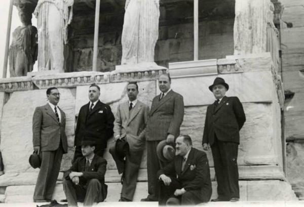 Giuseppe Bottai - Visita ad Atene - Visita all'Acropoli