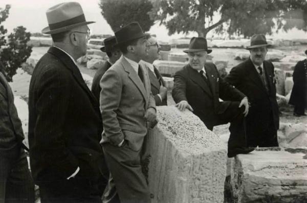 Giuseppe Bottai - Visita ad Atene - Visita all'Acropoli