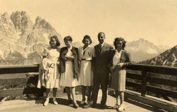 Giuseppe Bottai - Soggiorno a Cortina d'Ampezzo