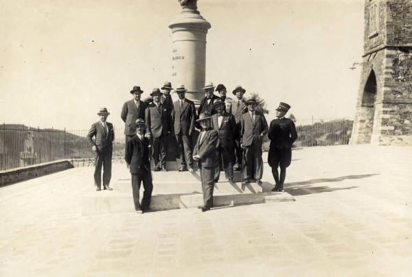 Giuseppe Bottai - Visita agli impianti industriali dei soffioni geotermici di Larderello