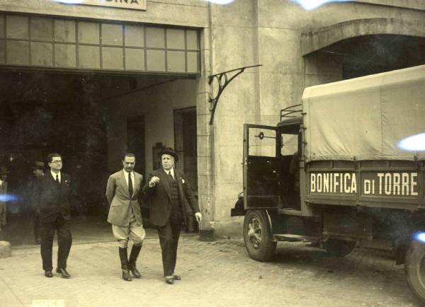 Giuseppe Bottai - Visita alla S.T. A.