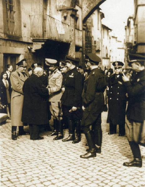 Giuseppe Bottai - Visita a Viterbo