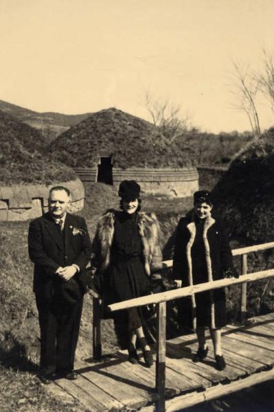 Giuseppe Bottai - Visita agli scavi di Cerveteri