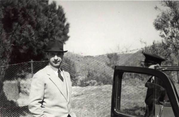 Giuseppe Bottai - Visita agli scavi di Cerveteri