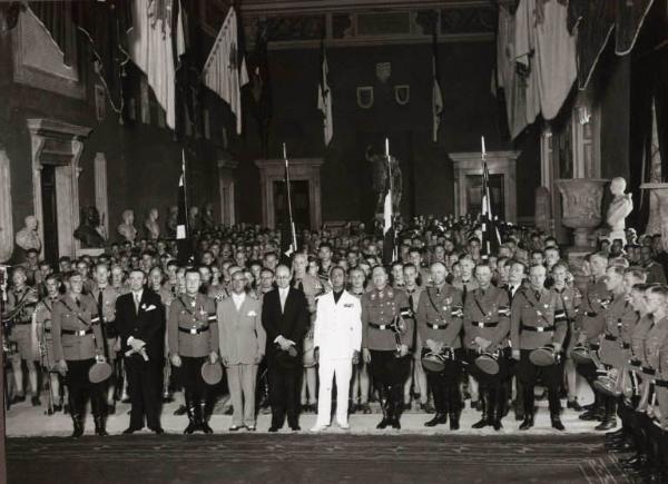 Giuseppe Bottai - Manifestazione delle organizzazioni giovanili fasciste