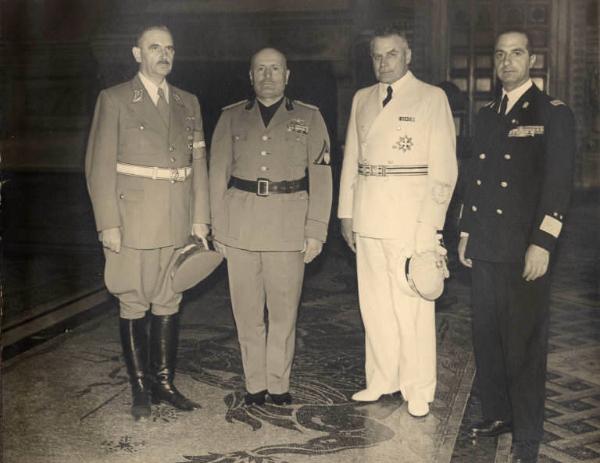 Giuseppe Bottai - Visita di Rust a Mussolini