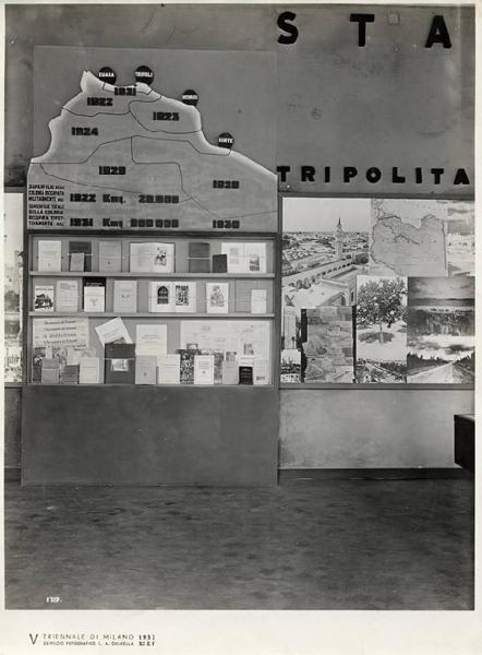 V Triennale - Mostre nel parco - Padiglione della stampa - Stampa italiana contemporanea - Sezione della Stampa coloniale