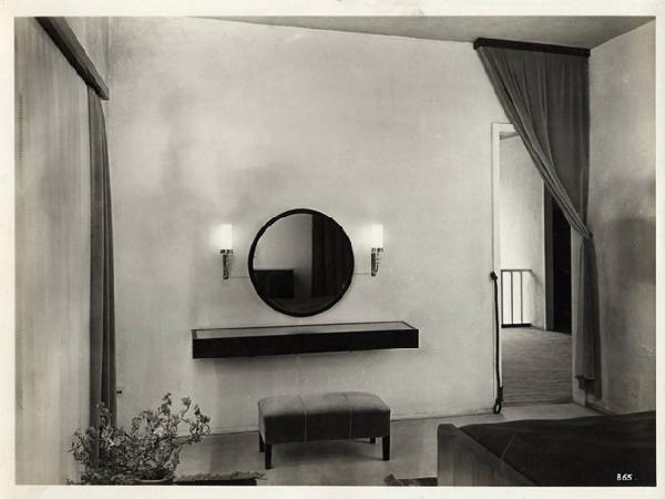 V Triennale - Mostra dell'abitazione - Casa appenninica di Melchiorre Bega, Alberto Legnani e Giorgio Ramponi - Camera nuziale