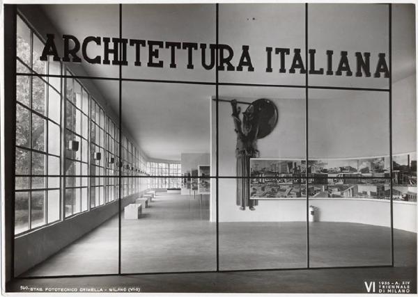 VI Triennale - Padiglione nel parco Sempione - Mostra internazionale di architettura - Architettura italiana