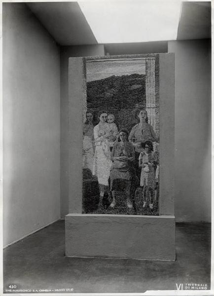 VI Triennale - Mostra dell'arredamento - Mosaico di Felice Casorati