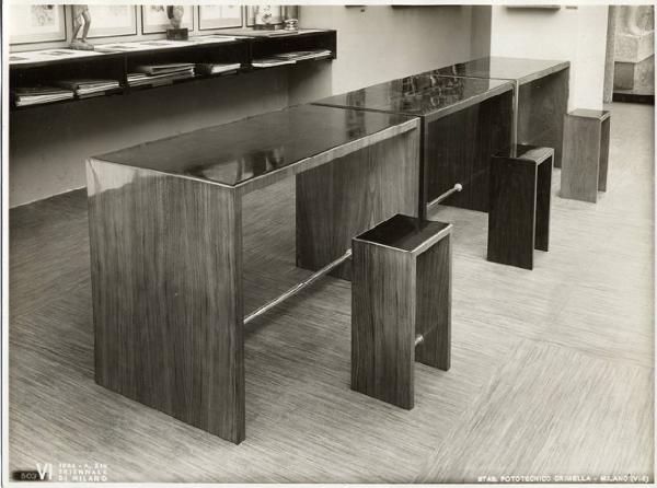 VI Triennale - Mostra dell'arredamento - Tavoli e sgabelli