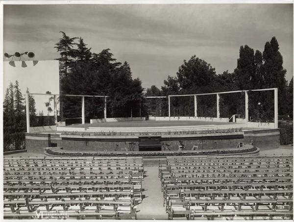 VI Triennale - Parco Sempione - opere costruite. Teatro all'aperto di Eugenio Faludi