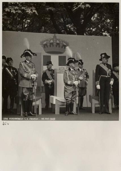VI Triennale - Inaugurazione - Re d'Italia, Vittorio Emanuele III di Savoia