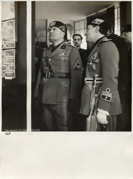 VI Triennale - Visita di Benito Mussolini - Giulio Barella