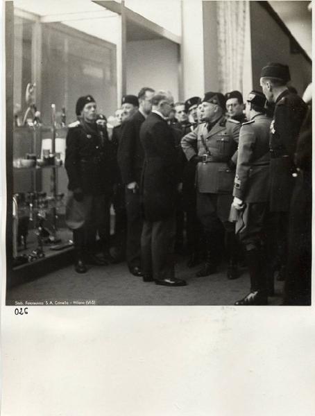VI Triennale - Visita di Benito Mussolini