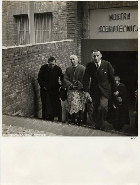 VI Triennale - Visita del cardinale Ildefonso Schuster - Carlo Alberto Felice