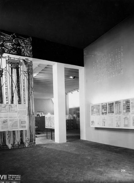VII Triennale - Mostra del libro antico italiano di architettura - Saletta di Vitruvio