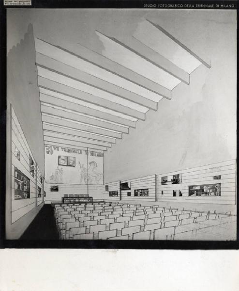 VII Triennale - Palazzo dell'Arte - Aula Massima (Salone d'Onore) - Progetto non eseguito