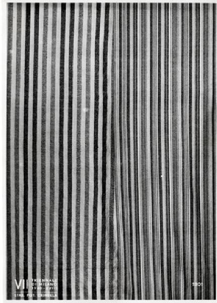 VII Triennale - Mostra dell'E.N.A.P.I. - Tessuti - Tessuti di bavella di seta di Bice Lazzari