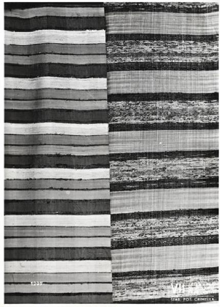 VII Triennale - Mostra dell'E.N.A.P.I. - Tessuti - Tessuti a mano di canapa e bavella di Luciana Buzzi