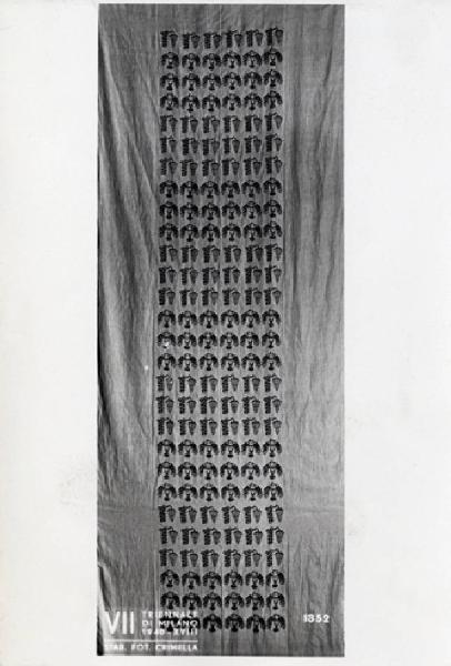 VII Triennale - Mostra dell'E.N.A.P.I. - Tessuti - Tenda stampata di Ugo Blasi