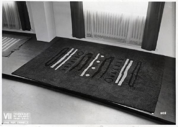VII Triennale - Mostra dell'E.N.A.P.I. - Tappeti - Tappeto di lana annodato di Andrea Stoppani