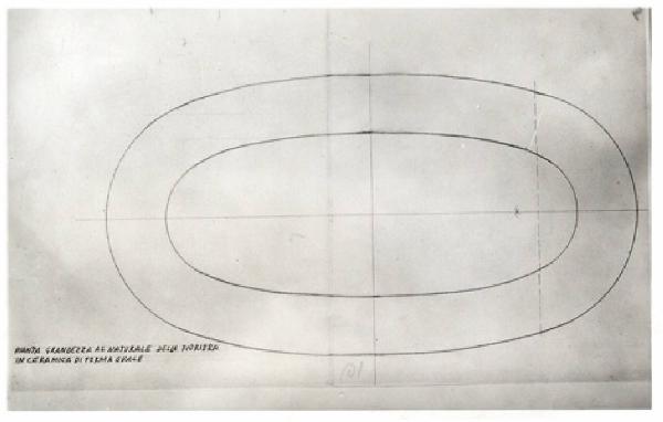 VII Triennale - Mostra dell'E.N.A.P.I. - Ceramica - Studio per fioriera in ceramica di Ugo Blasi