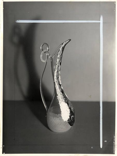 X Triennale - Mostra dell'E.N.A.P.I. - Caraffa in vetro soffiato e decorato - Dino Martens