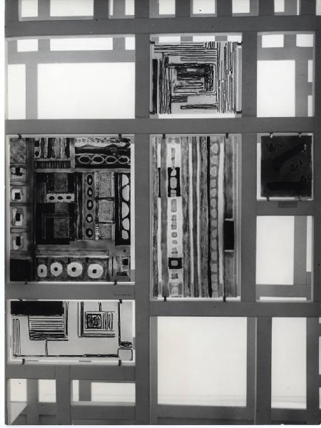 XI Triennale - Mostra delle Produzioni d'arte - Sezione del vetro - Vetri colorati a smalto - Felicita Frai