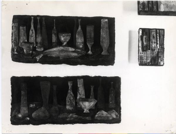 XI Triennale - Mostra delle Produzioni d'arte - Sezione della Ceramica - Piastrelle ceramiche a gran fuoco - Romano Rui