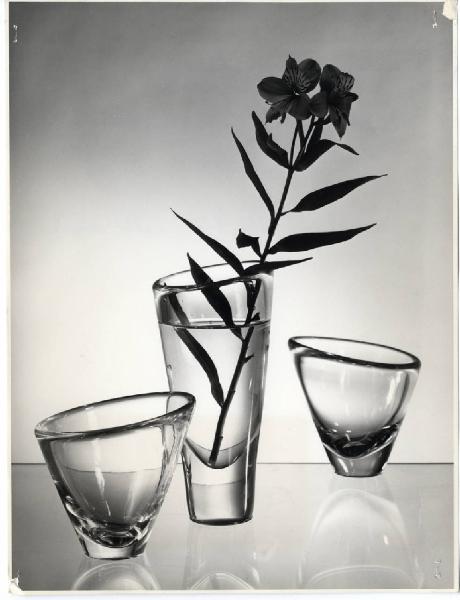 XI Triennale - Sezione della Danimarca - Vasi in vetro sfumato - Per Lutken