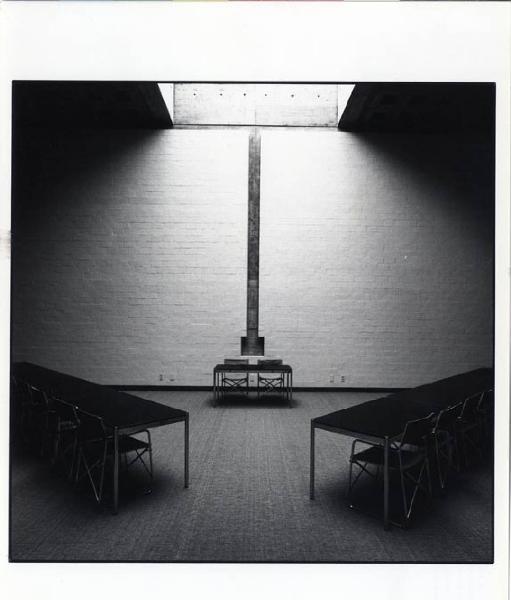 XVI Triennale - Primo ciclo - Galleria del disegno - Mario Botta: architetture e progetti negli anni '70 - Interno di edificio