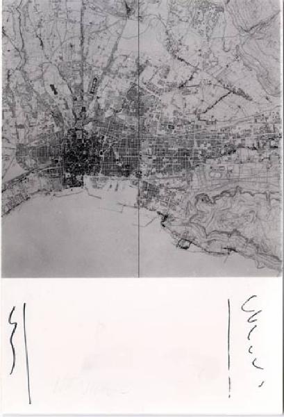 XVI Triennale - Secondo ciclo - Conoscenza della città - Quadro produttivo delle Facoltà di architettura italiane - Planimetria generale di Palermo de La strategia degli interventi dopo l'Unità