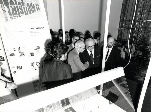 XVI Triennale - Secondo ciclo - Cerimoniale - Inaugurazione - Giovanni Spadolini - Giampaolo Fabris