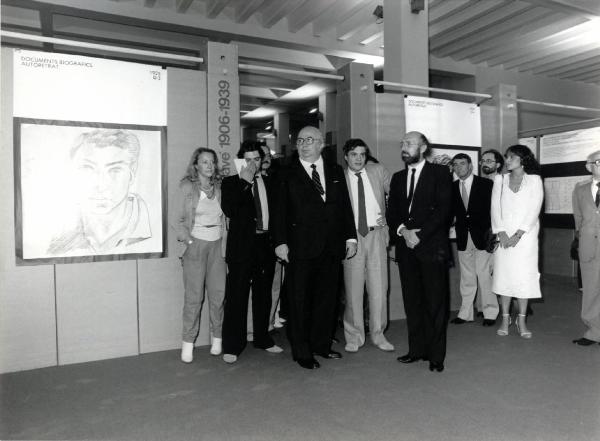 XVI Triennale - Secondo ciclo - Cerimoniale - Inaugurazione - Giovanni Spadolini - Giampaolo Fabris