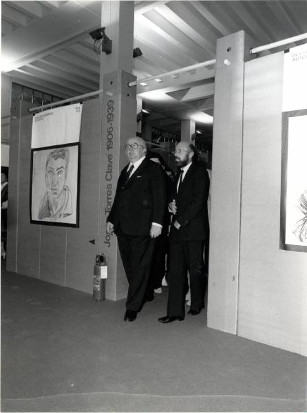 XVI Triennale - Secondo ciclo - Cerimoniale - Inaugurazione - Giovanni Spadolini - Giampaolo Fabris