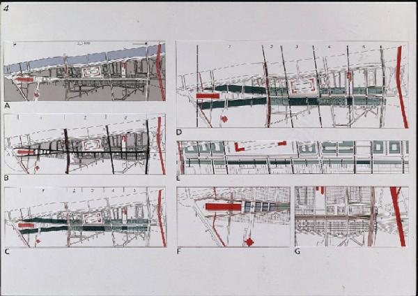 XVIII Triennale - Partecipazioni internazionali - Francia. La spirale e il cubo frattale - Lo spazio stratificato: il mantenimento della complessità a differenti livelli gerarchici. Progetto per la Rive Gauche di Paul Andreu