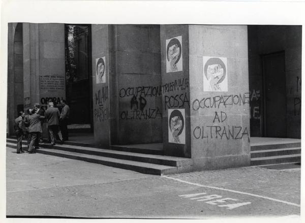 XIV Triennale - Occupazione della Triennale - Palazzo dell'Arte