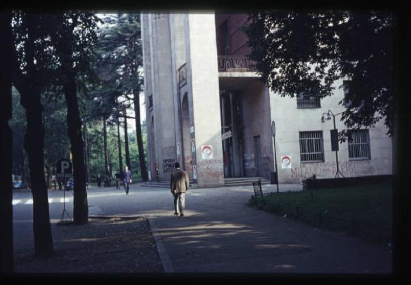 XIV Triennale - Occupazione della Triennale - Palazzo dell'Arte