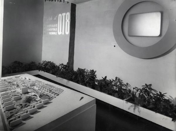 IX Triennale - Saletta del Quartiere sperimentale della Triennale di Milano (QT8) - Modello in scala