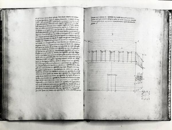 IX Triennale - Studi sulle proporzioni - Riproduzione di pagine tratte da un manoscritto cartaceo non identificato