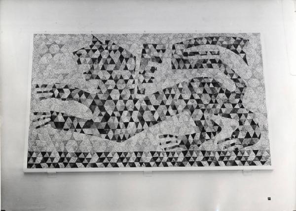IX Triennale - Sezioni estere - Germania - "Leone alato", mosaico di Hans Leistikow