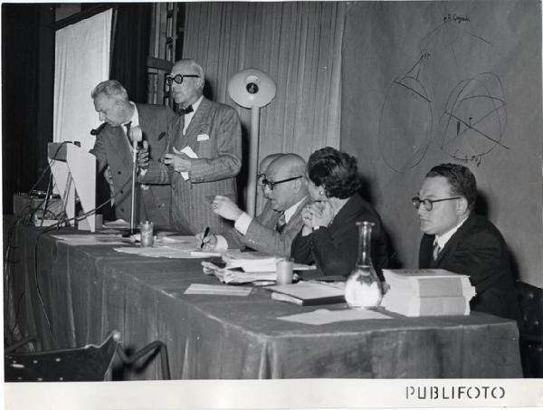 IX Triennale - Convegno De Divina Proportione - Partecipazione di Le Corbusier