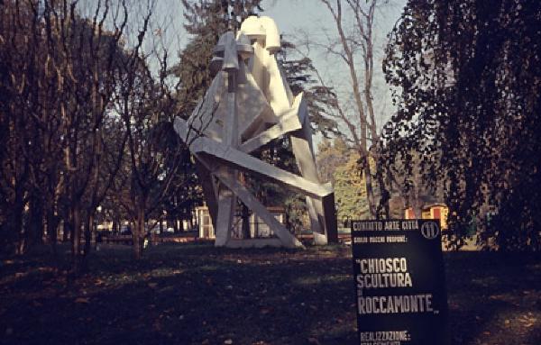 XV Triennale - Parco Sempione - Contatto arte-città - "Chiosco scultura" di Giorgio Roccamonte