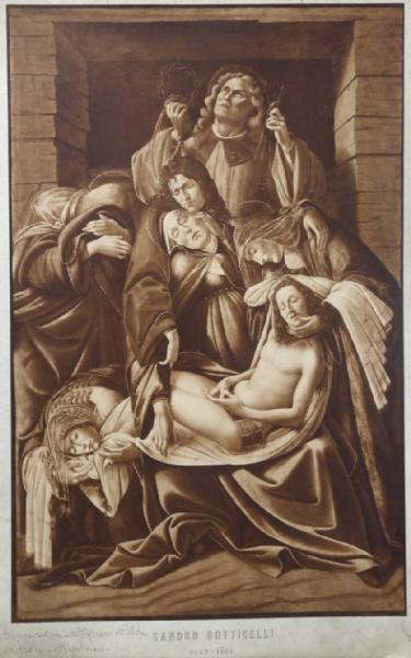 Botticelli, Sandro - Compianto sul Cristo morto - Dipinto - Tempera su Tavola - Milano - Museo Poldi Pezzoli