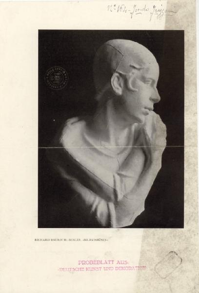 Bauroth, Richard - Ritratto di giovane - Busto - Scultura - Berlino