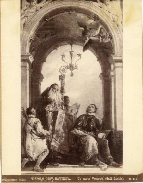 Tiepolo, Giovanni Battista - San Procolo, Vescovo di Verona, visita i Santi Fermo e Rustico - Dipinto - Olio su tela - Bozzetto