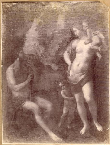 Famiglia di Adamo ed Eva - Dipinto - Olio su tela