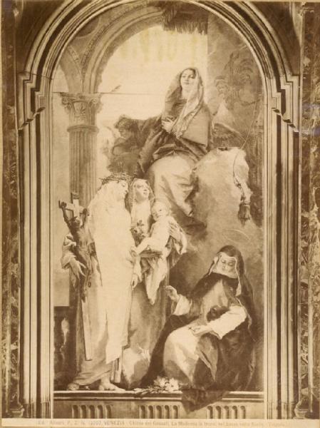 Tiepolo, Giambattista - Madonna con le sante Caterina, Rosa col Bambino, e Agnese - Dipinto - Olio su tela - Venezia - Chiesa di santa Maria dei Gesuati