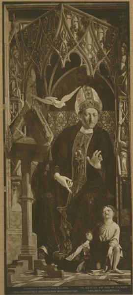 Pacher Michael - Sant'Agostino - Altare dei Padri della Chiesa - Dipinto su tavola - Monaco - Alte Pinakothek